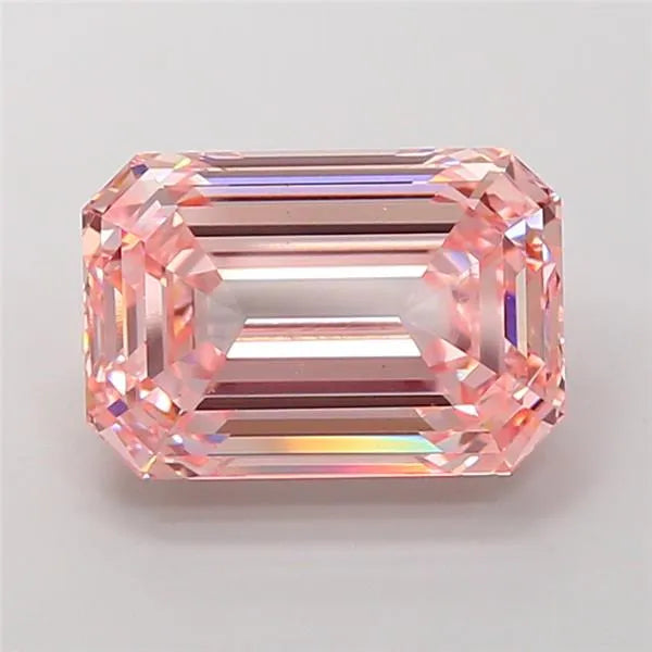 8.88ct Emerald Lab Grown Diamond (Colour Fancy Intense Pink, Clarity VVS2, IGI Certified)