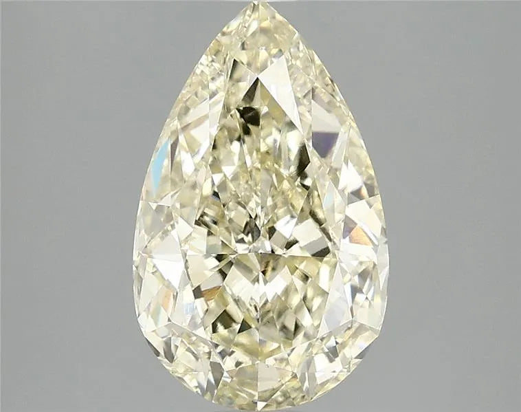 3.03ct Pear Lab Grown Diamond (Colour Fancy Yellow, Clarity VVS2, IGI Certified)