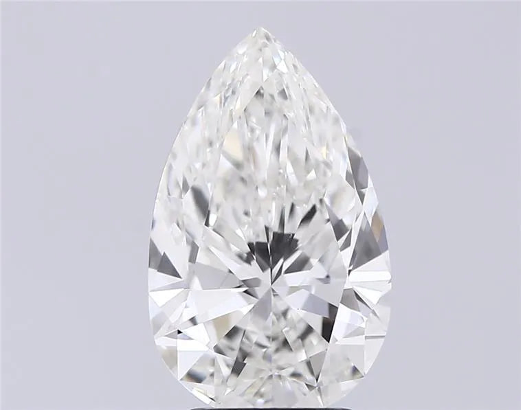 3.00ct Pear Lab Grown Diamond (Colour G, Clarity VS2, IGI Certified)
