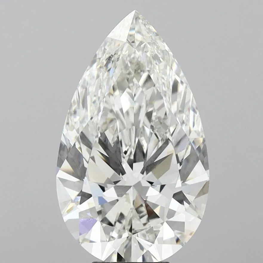 7.01ct Pear Lab Grown Diamond (Colour G, Clarity VVS2, IGI Certified)