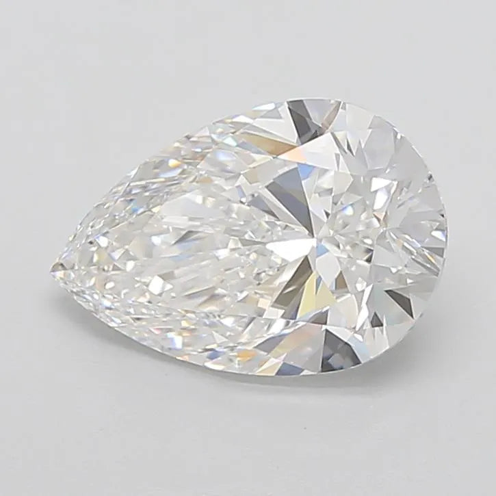 4.03ct Pear Lab Grown Diamond (Colour D, Clarity VVS2, IGI Certified)