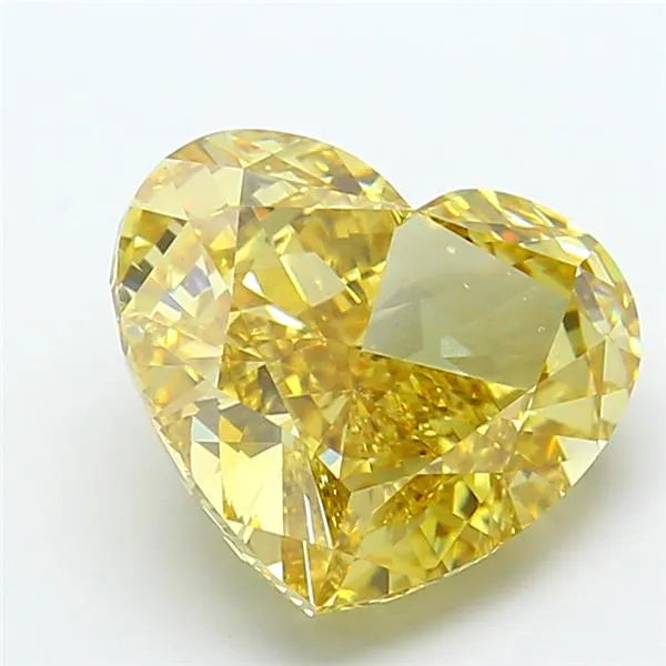9.02ct Heart Lab Grown Diamond (Colour Fancy Intense Yellow, Clarity VS1, IGI Certified)