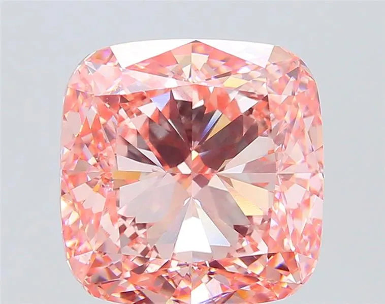 9.03ct Cushion modified Lab Grown Diamond (Colour Fancy Intense Pink, Clarity VS1, IGI Certified)