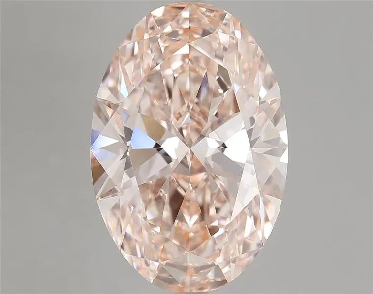 9.05ct Oval Lab Grown Diamond (Colour Fancy Intense Pink, Clarity VVS2, IGI Certified)