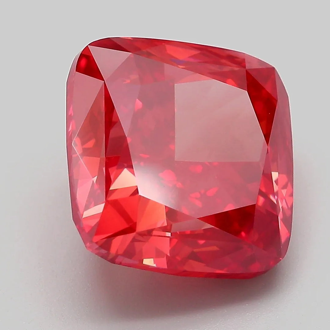 9.08ct Cushion modified Lab Grown Diamond (Colour Fancy Vivid Red, Clarity VVS2, IGI Certified)