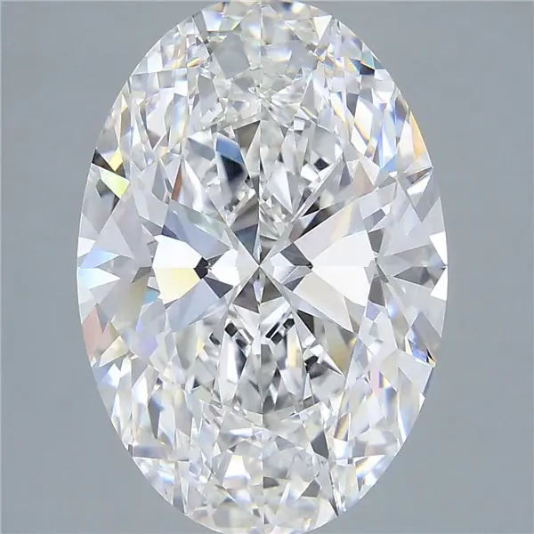 9.09ct Oval Lab Grown Diamond (Colour E, Clarity VVS2, IGI Certified)