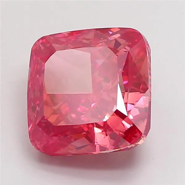 9.21ct Cushion modified Lab Grown Diamond (Colour Fancy Vivid Red, Clarity VS1, IGI Certified)