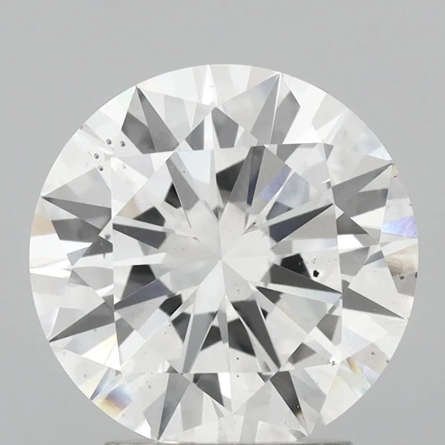 3.00ct Round Lab Grown Diamond (Colour F, Clarity SI1, Cut EX, IGI Certified)