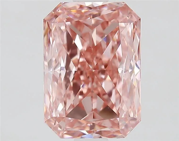 1.71ct Radiant Lab Grown Diamond (Colour Fancy Vivid Pink, Clarity VVS2, IGI Certified)