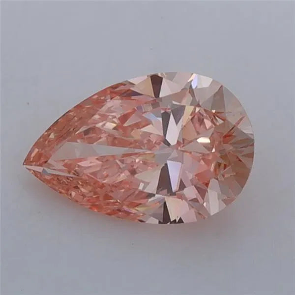0.79ct Pear Lab Grown Diamond (Colour Fancy Intense Pink, Clarity VVS2, IGI Certified)