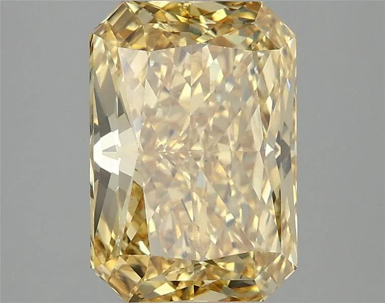 3.10ct Radiant Lab Grown Diamond (Colour Fancy Vivid Yellow, Clarity VS2, IGI Certified)
